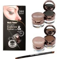 Music Flower Fascinated Eyebrow and Eyeliner Cream Multi Color