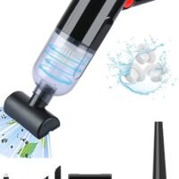 Generic Portable Car Vacuum Cleaner, Cordless Battery Rechargeable Handheld Vacuum Cleaner, 3 Angle Adjustable Rechargeable Vehicle-Mounted Cordless Vacuum