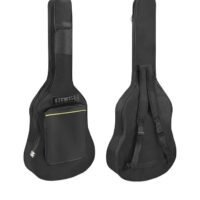 Megarya Guitar Bag, 1 Pack/ 2 Pack 38 40 41 inch Guitar Gig Bag, Electric Guitar Case, Waterproof Oxford Electric Guitar Gig Bag, Two Pockets, for Acoustic Classical Guitar, Ukulele, Bass