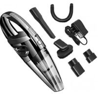 AIWANTO Handheld Vacuum Cleaner Strong Suction Clean Up Pet Hair Cleaning, Wireless Portable Car Vacuum, 12V 120W