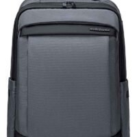 ARCTIC HUNTER Lightweight School Laptop Backpack for Boys,Durable Wear Resistant Travel Bag with Earphone Port for Work,Grey