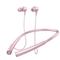 Generic Neck-mounted wireless bluetooth sports headset running sports endurance neck-mounted mobile phone universal headset pink