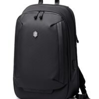 ARCTIC HUNTER Laptop Backpack with Tablet Compartment Stylish Backpack for Men with USB Charging Port Lightweight College Backpack Multiple Pockets Water Resistant Anti theft Laptop Backpack B00443 Black