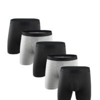 Y&D Natural Feelings Mens Boxer Shorts Soft Cotton Men Pack Breathable Mens Underwear Boxer Briefs