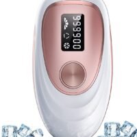 JOOYEE IPL Hair Removal Device, Ice Cooling Function for Painless Hair Removal with 999,900 Flashes, Auto and Manual Mode