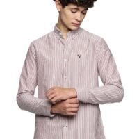 U.S. ELK U.S. ELK Men's Button Down Shirt | Casual Slim Fit, Long Sleeve Oxford Shirts For Men | Smart Fit Cuff - Color 4