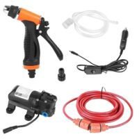 ZCM-HAPPY 12-Volt Efficient and Portable Electric Pump Car Wash Washing Machine: Perfect for On-the-Go Cleaning and Maintenance of Your Vehicle
