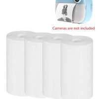 MEBEGIN 4 Rolls Kids Camera Print Paper Refill, Kids Instant Print Camera Photo Papers, 57x 25mm Thermal Paper, Compatible with Most Children Instant Print Camera, HD Printing, 2.2Inch, BPA Free