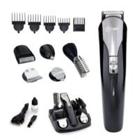 Mr. Light 12 In 1 Rechargeable Grooming Kit Beard Trimmer Full Size Shaver Nose Body Design Trimmer Fast Charging Time 2 Hours Working Time 2 Hours USB Charge