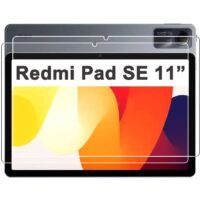 Rock Pow 2Pcs Screen Protector for Redmi Pad SE 11 inch 2023 Tempered Glass Compatible with Xiaomi Redmi Pad SE 11-inch 2023 Tablet Protective Film 2PCS