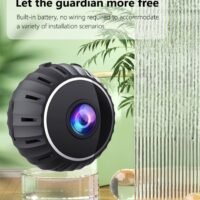 Generic Mini Camera 1080P X10 Camera HD Outdoor Sports Recorder HD Infrared Night Vision Smart Camera Portable Small HD Nanny Cam with Night Vision and Motion Detection