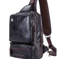 Skycare Large Capacity Sling Crossbody Bag Shoulder Backpack for Men Chest Bags Casual Daypack for Business Travel Cycling