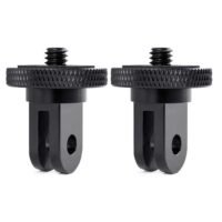 XICEN Camera Tripod Mount for Gopro Adapter, 2Pcs 1/4-20 Screw Conversion Adapter for GoPro Hero10, Insta360 ONE X3, X2, Go 2, Xiaomi Yi and Other Action Cameras