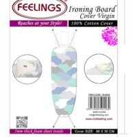 Feelings FEELINGS IRON BOARD COVER COTTON FOR VIRGIN SIZE: (96X30cm)