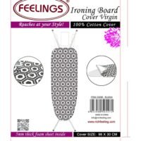 Feelings FEELINGS IRON BOARD COVER COTTON FOR VIRGIN SIZE: (96X30m)