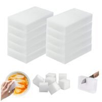 Bukela Magic Sponge Eraser, 10 Pcs Multi-Functional Premium Melamine Sponge Foam, Household Cleaning Power Non-Scratch Scrub Sponge Pads for Kitchen, Dish, Toilet, Sink, Shoe, Wall