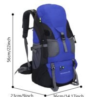 Multifunctional Outdoor Backpack Double Shoulder Bag Men and Women Hiking Sports Travel Mountaineering Bag Large Capacity Leisure Travel Bag