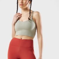 FRWD Ruched Strappy Back Sports Bra