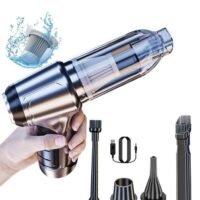 GROIC 5 in 1 Handheld Vacuum Cleaner Rechargeable, Portable Cordless Car Vacuum Cleaner for Dorm and PC with HEPA Filter, Keyboard Vacuum Cleaner Mini for Car,Office and Home Cleaning