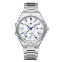 KENNETH SCOTT Kenneth Scott Men's White Dial Analog Watch - K23026-SBSW