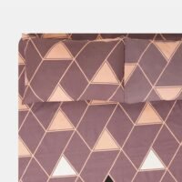 White Rose King Bedsheet Signature Collection Cotton Blended 170 TC Parcal Premium Quality Everyday Use Breathable And Soft 1 King size Flat Sheet 279x254 cm, 2 Pillowcases 51x76 cm Printed Design Multicolour