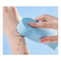 Cool Baby Style Coolbaby Super Soft Exfoliating Bath Sponge 3D Cartoon Embossing Magic Ultra Sponge Shower Brush Body Scrubber Scrub (Blue)