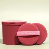 ORiTi 7Pcs Air Cushion Puff Wet and Dry Reusable Sponge Puff red