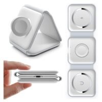 ELTRAZONE Wireless Charging, 3 in 1 Wireless Charger,Wireless Magnetic Fast Charging Foldable Dock station Charger for iPhone 14/13/12/11/8/Pro/Max,for iWatch
