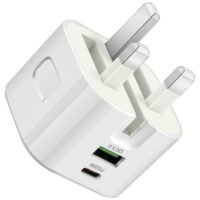 Generic USB C Charger 20W Fast Charge Wall Plug  2 Ports PD & QC 3.0 Fast Charger Plug Compatible with iPhone 13/13 Pro/12/12 Pro/12 Pro Max/11/XS/XR, iPad, Galaxy, Huawei, and More