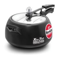 Hawkins 5kg Contura Black Pressure Cooker (Thick Base), 5L, Induction Compatible(Cxt50) (4) Black