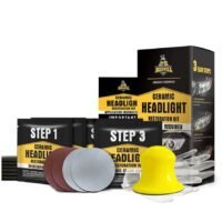 General BEESWILL Headlight Cleaner and  Restoration Kit Guaranteed to Last As Long As You Own Your Vehicle  Brings Headlights Back to Like New Condition .