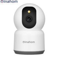 Inahom Inahom Pan & Tilt Full HD 5MP Smart Camera with Wi-Fi Support 2.4G or 5G Wi-Fi Motion detection alarm Human Alarm Phone push alarm Supported max 128GB microSD card for recording and playback