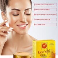 Face Fresh Gold Plus Beauty Cream  - Increases Skin Firmness, Removes Acne, Dark Spots & Wrinkles - For All Skin Types 23g