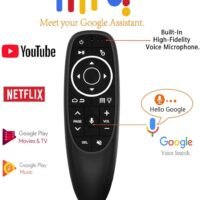 Generic G10 Voice Air Mouse 2.4GHz Wireless Voice Smart Remote Control for Android TV Box, PC, Laptop Black