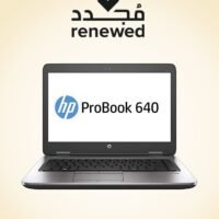 HP Renewed - ProBook 640 G2 Laptop With 14-Inch Display,Intel Core i5 Processor/6th Gen/8GB RAM/256GB SSD/620MB Intel UHD Graphics/Windows 10 Pro/ Black/silver