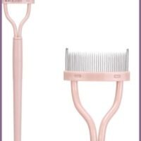 KHAJUL Eyelash Comb Eyebrow Brush, Eyelash Separator Mascara Applicator Eyelash Definer With Comb Cover Arc Designed Cosmetic Brushes Tool