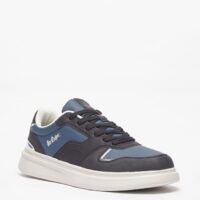 Mens Perforated Sneakers with Lace-Up Closure