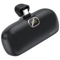 PEGANT 5000mAh Mini Power Bank 20W USB C with PD3.0 & QC3.0 Fast Charging, Compact and Portable Charger Small Type C External Powerbank Battery, Compatible with Android Smartphones, Tablets (Black)