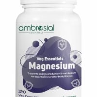 ambrosial Magnesium Citrate With Di Magnesiu Malate- 120 Vegan Capsules