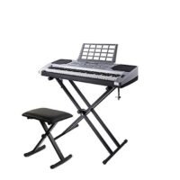 MegArya Keyboard Stand and Keyboard Bench Set Double X