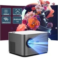 Digisand Projector 590 ANSI Android 11 Projector 4K 1920*1080P Wifi6 Allwinner H713 32G Voice Control BT5.0 Home Cinema Projetor