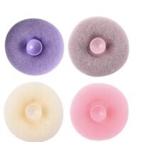 Lifenpure Lifenpure® 4 Pcs shower ball bath sponge Silicone scrubber Assorted