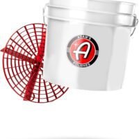 Wash Bucket (3.5 Gallon Bucket + Grit Guard) - Car Detailing Tool For Car Washing & Garage Storage