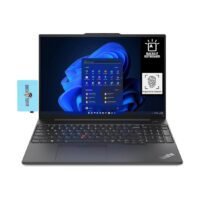 Lenovo ThinkPad E16 Business Laptop 16.0" IPS FHD+ Display (Intel 13th Gen i5-1335U, 16GB RAM, 512GB SSD, Fingerprint Reader, Thunderbolt 4, FHD Webcam, WiFi 6, Win 11 Pro English Black