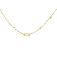 CERRUTI 1881 Adriana Gold Plated Crystals Necklace