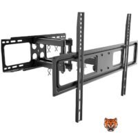 TIGER "TV Wall Mount Swivelling and Tilting for 37''-70'' TVs, Supports Up to 40 kg, Max VESA 600x400mm"
