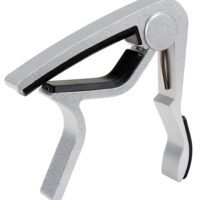 Rubik Guitar Capo Rubik Aluminum Alloy Guitar Capo Clamp for 6-String Acoustic Classic and Electric Guitar (Silver)