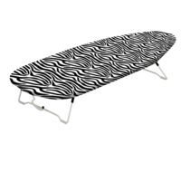 Feelings Table Top Mesh Ironing Board Multicolour Ironing Table With Iron Holder Foldable And Adjustable 77x31x12cm