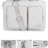 WAOKN 15.6 Inch Laptop Bag Lightweight Computer Bag Travel Business Briefcase Water Resistance Shoulder Messenger Bag Business Briefcase College 14-15.6 Inch Laptop Carrier for Men and Women Work Office