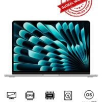 Apple New 2024 MacBook Air 13-inch Display, Apple M3 Chip 8-Core CPU 10-Core GPU Processor/8GB RAM/512GB SSD/Intel UHD Graphics English/Arabic Silver